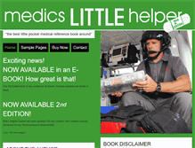 Tablet Screenshot of medicslittlehelper.com